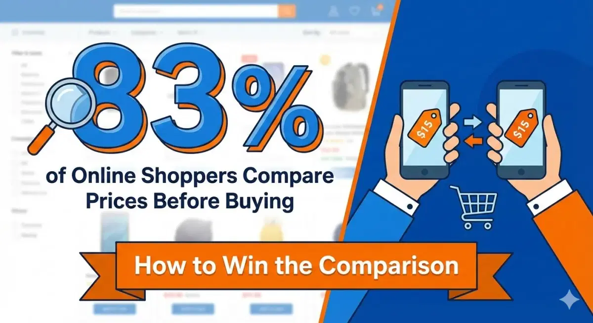 83% of Online Shoppers Compare Prices Before Buying: How to Win the Comparison