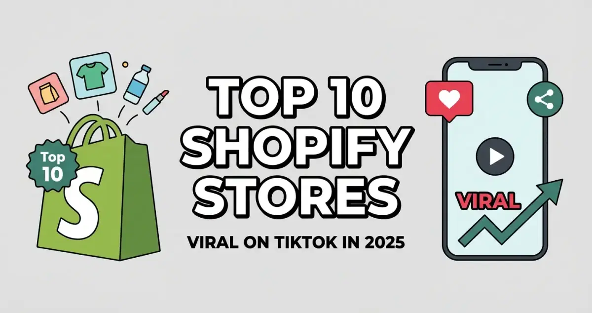 Top 10 Viral TikTok Shopify Stores in 2025: Gymshark, Rare Beauty & More